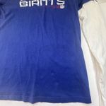 Reebok NFL NY Giants Women's Medium Layered Long Sleeve T-Shirt Blue White Photo 7