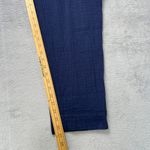 Old Navy  Slouchy Tapered Pants Womens 12 Navy Blue 100%‎ Cotton Lost At Sea Photo 7