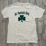 Delta NEW  women's medium white/green St. Patrick's Day t-shirt Photo 0