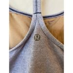 Lululemon Sleeveless Power Y Racerback Tank Top Heathered Gray Women's Size Photo 5