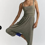 Free People Movement  Shiny Happy One Piece Jumpsuit in Sage Stone Photo 0