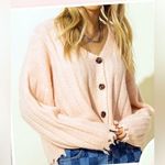 Double Zero  pink Distressed cropped cardigan Photo 0