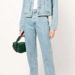 SLVRLAKE Raglan Trucker Jean Jacket Medium Blue Photo 1