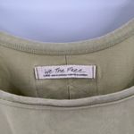 Free People We The Free x  Can't Let Go Shirt Size Large Snakeskin Moss NWT Top Photo 3