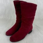 st. john's bay  Jamie Suede Slouchy Mid Calf Bootie Size 7.5 Photo 2