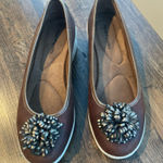 Hush Puppies  Brown Leather Ballet Flats - Size 7 Photo 0