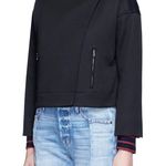 Elizabeth and James women’s Kellan collar black biker jacket size small S Photo 1