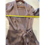 Lucy Paris NWOT Adonia Satin Wrap Dress in Lavender Women’s size Small Photo 9