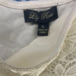 Lila Rose Lily Rose Lace Short Dress Size XL Ivory Cocktail Wedding Easter Photo 4