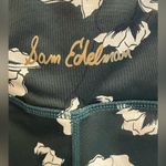 Sam Edelman  Women’s Large Floral Capri Workout Leggings Green White Stretch Photo 1