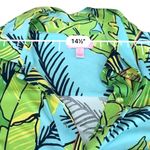 Lilly Pulitzer 100% Silk Palm and Parrot 3/4 Sleeve Tie Front shirt dress Size 8 Photo 10