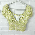 Billabong  Floral Print Crop Top Size S Photo 0