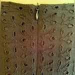 Black Eyelet Babydoll Ruffle Sleeve V Neck Cotton Flirty Summer Dress Size L Photo 4