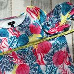 Jason Wu J White Sea Life Seashells Corals Printed Summer Tunic Top Women’s XL Photo 5