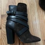 Pour La Victoire  Bionda Ebony Brown Kid Suede Leather Boots- size 7-1/2 Photo 9