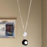 Handmade 8 ball & dice grunge funky unisex necklace🎲8️⃣🖤 Photo 2