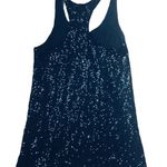 Victoria's Secret VTG Y2K Victoria’s Secret VS Black Sequin Sparkle Mini Slip Dress M Racerback Photo 3