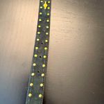 Green and Gold suede Studded Belt Photo 7