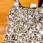Laundry by Shelli Segal  Disco Sequin bling Animal Print Sleeveless Sheath/dress Photo 3
