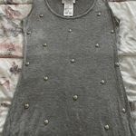 Out From Under UO Gray Rayon Metal Decoration Tank Top Maxi Dress, size XS Photo 10