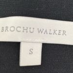 Brochu Walker  Black Juniper Stretch Crop Pants faux Leather size small Photo 7