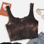 SheIn Ribbed Acid Wash Tank Top Photo 0