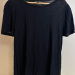 INC NWT  very thin black tee with puff top sleeve detail 1x Photo 0