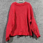 Universal Threads Universal Thread Sweater Womens XL Red Cable Knit Cotton Outdoor Everyday Wear Photo 5