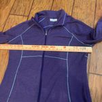 Columbia Jacket Womens L Large Purple Cotton Blend Full Zip Active Lightweight Photo 5