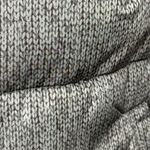 Calvin Klein Water Repellent Puffy Gray Vest Size S/M Faux Knit Design Zip Hood Silver Photo 12