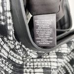 Ann Taylor Metallic Tweed Pencil Skirt Faux Leather Trim Black White Women's 12 Photo 6