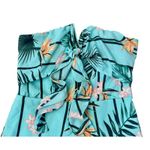 Guess  Tropical Strapless Mini Romper Jumpsuit Summer Resort Vacation Size Small Photo 3