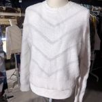 The Comfy CALLIGRAPHIE starlit wonder white grey striped sweater long sleeve crewneck NWT New with tag  Same day shipping  Smoke and pets free  Super warm and soft  Photo 1