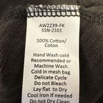 ATM Womens Short Sleeve Crew Tee Maxi Dress L Large Black Cotton Jersey Photo 9