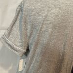 Loft  Gray Short Sleeve Pajama Top Photo 5
