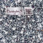 Christopher N Vintage Textured Popcorn Knit Cardigan Size Small Photo 3