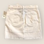 J Brand  | Leila Mid Rise White Denim Pencil Skirt | Size 26 Photo 7