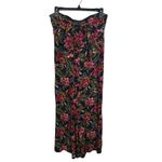 American Eagle NWT  Size Small Tie Front Cropped Wide Leg Floral Jumpsuit Romper Photo 2