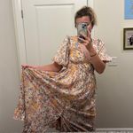 Boutique Floral chiffon maxi dress Multiple Size M Photo 1