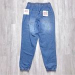 Celebrity Pink Blue Denim Jogger Pants S Photo 2