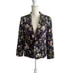 Tommy Hilfiger  Navy Blue Floral Blazer Jacket Size 16 Photo 6