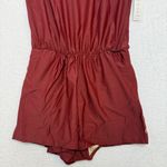 NWT Honey mark. Sage Romper Terracotta Medium Women Modest Swimsuit Beach Brown Photo 5