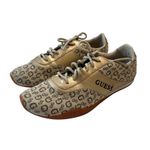 Guess ‎ Y2k Logo Sneakers Gold Metallic Accent Casual Shoes Womens Size 10 Photo 0