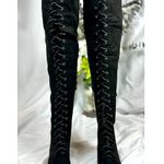 Tall Talk Flat Lace Up Over the Knee Boot Photo 7