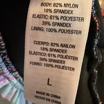 Shade & Shore Pink and Blue Smocked Bikini Top Photo 4