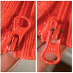 The North Face  Zipper Knit Jacket Coral Orange L Photo 6