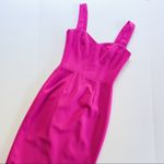 Dress the Population NEW Women's Nicole Short Dress Fuchsia Pink Straps Size XS Photo 5