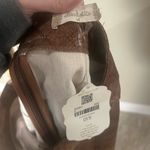 Altar'd State Altarโd State Brown Plaid Faux Leather Mini Skirt Size Medium NWT Photo 5