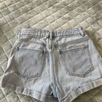 PacSun  light wash denim shorts cuffed hem Photo 3
