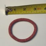 Sashka Bracelet Handmade Boho Chic Crochet Beaded Roll Photo 2